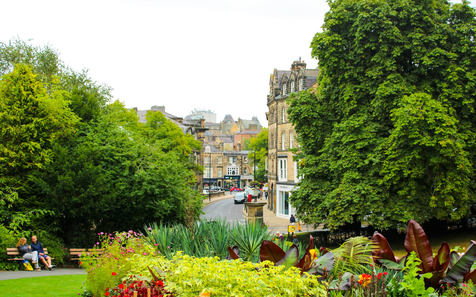 Leafy Harrogate park, a calm walk from Harrogate Convention Centre accommodation between sessions