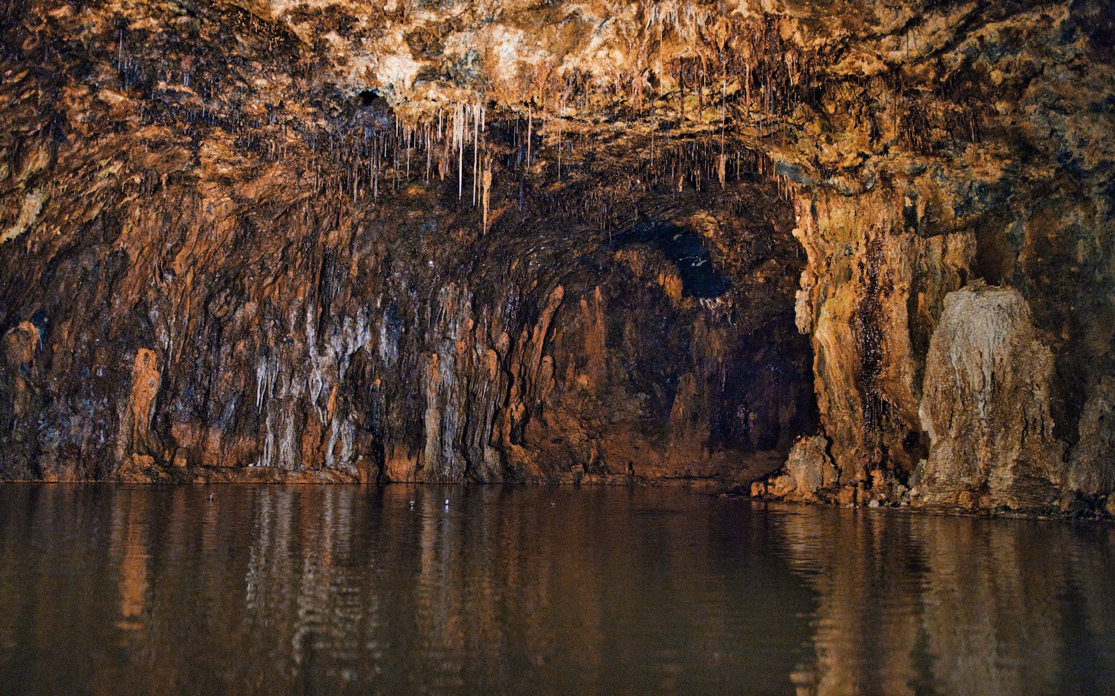 Limestone cave interior, a family day out option near Harrogate during half term