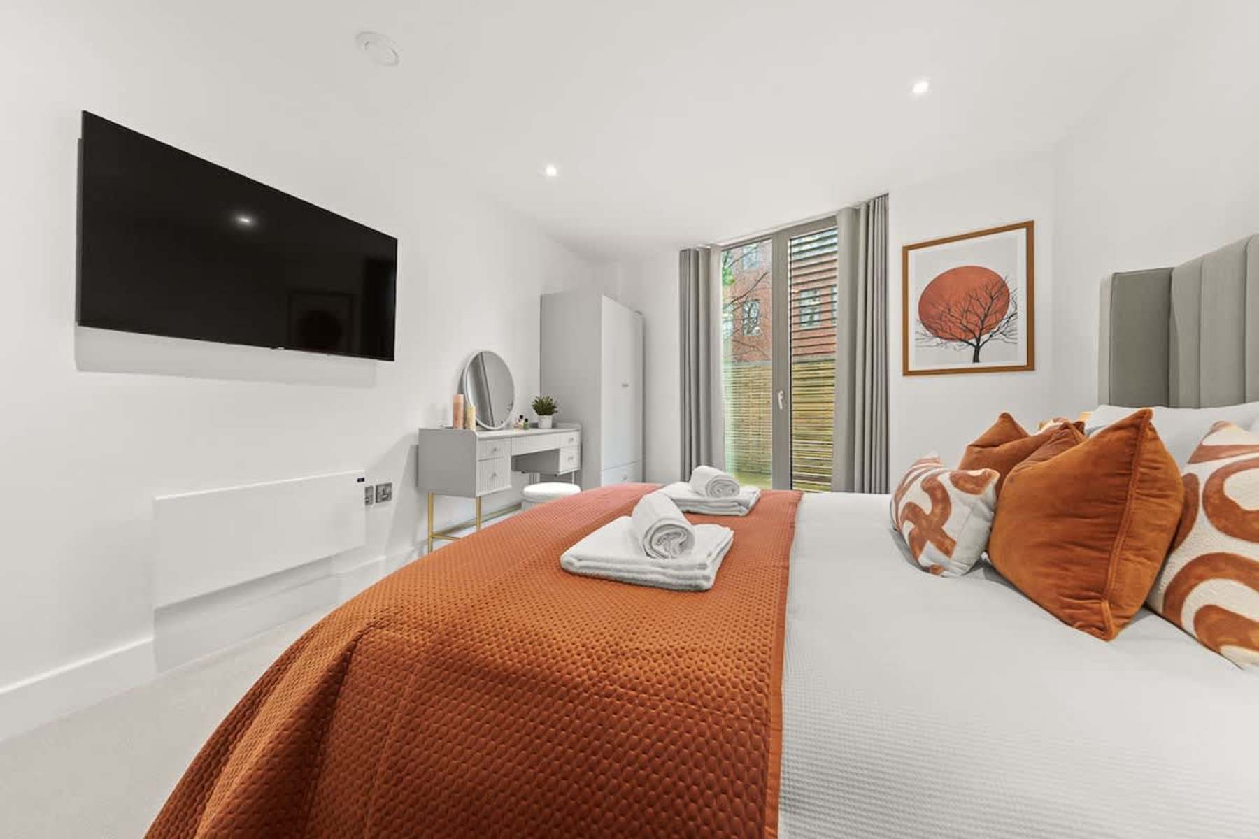 Second bedroom at Atlas House Three, Harrogate