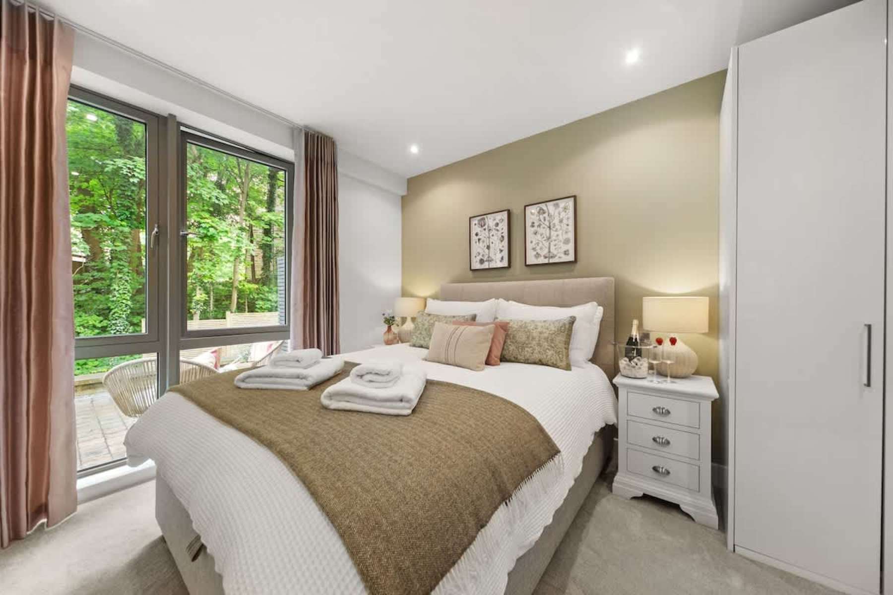 Second bedroom at Springfield Fourteen, Harrogate